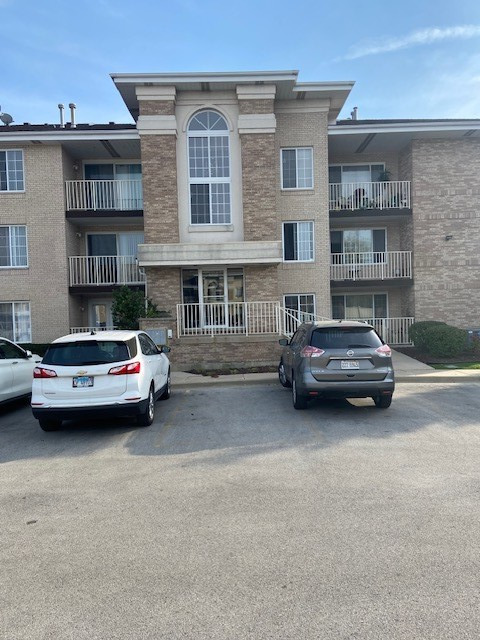 a car parked in front of a house