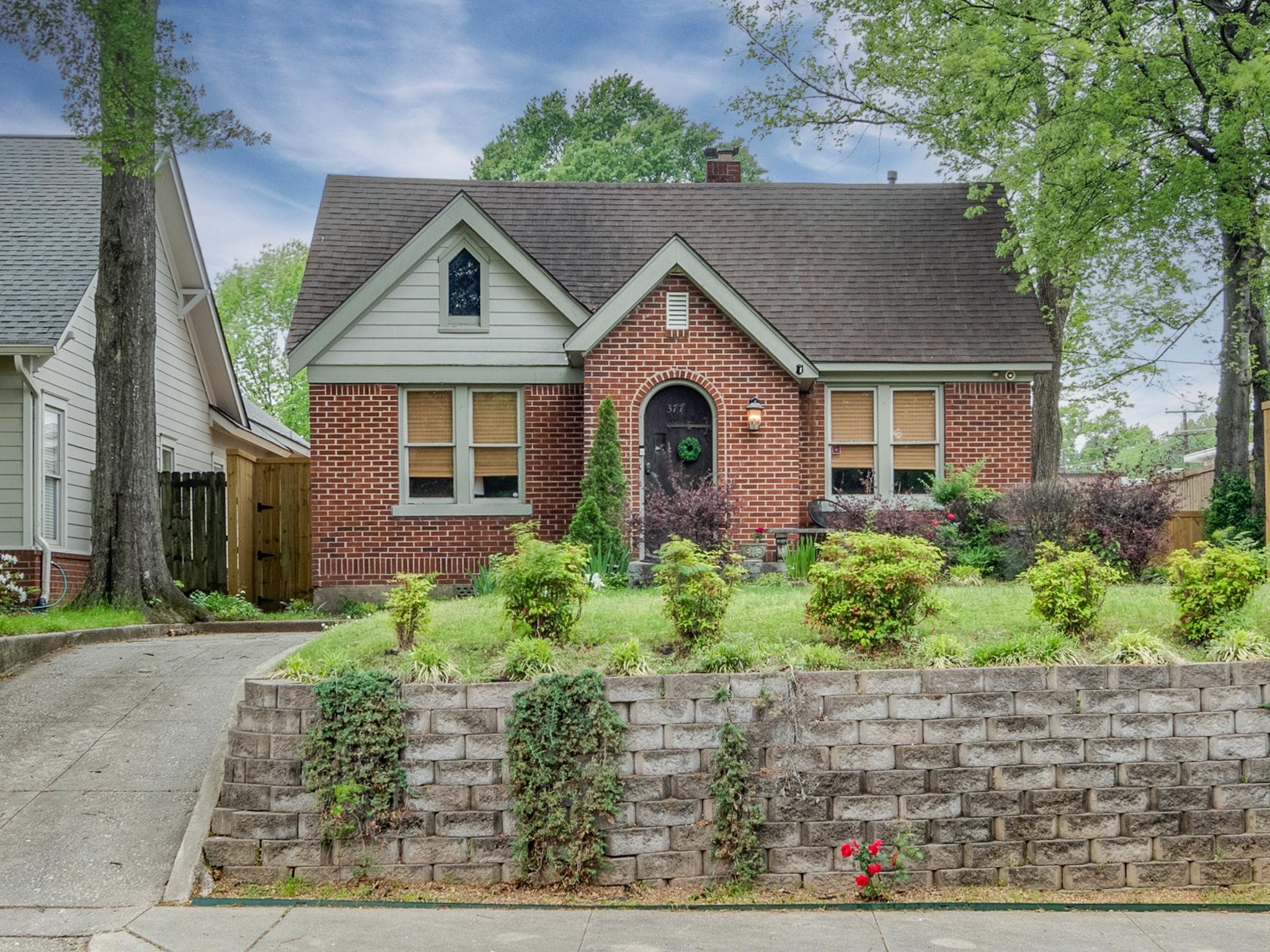 front view of house with a yard