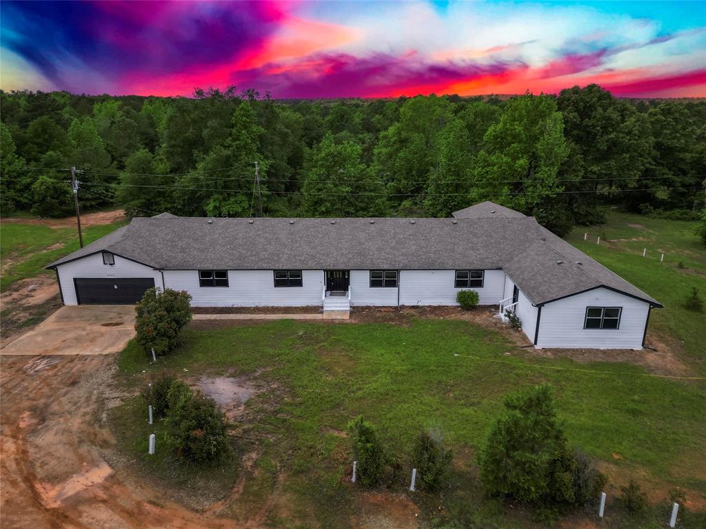 a aerial view of a house