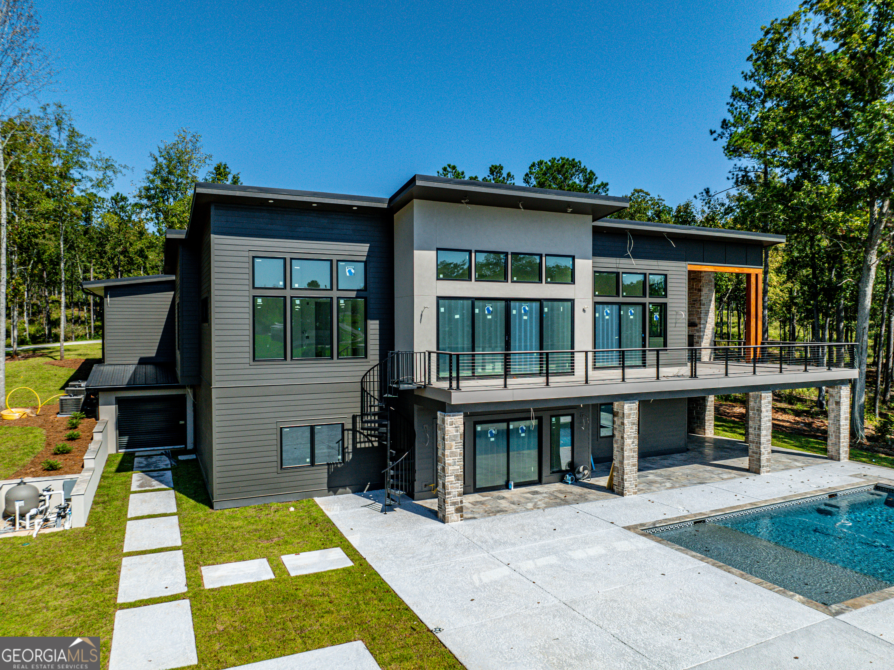 a view of house with outdoor space and porch