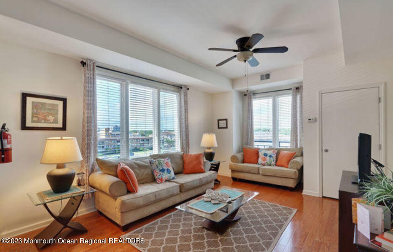 a living room with furniture or couch and a window