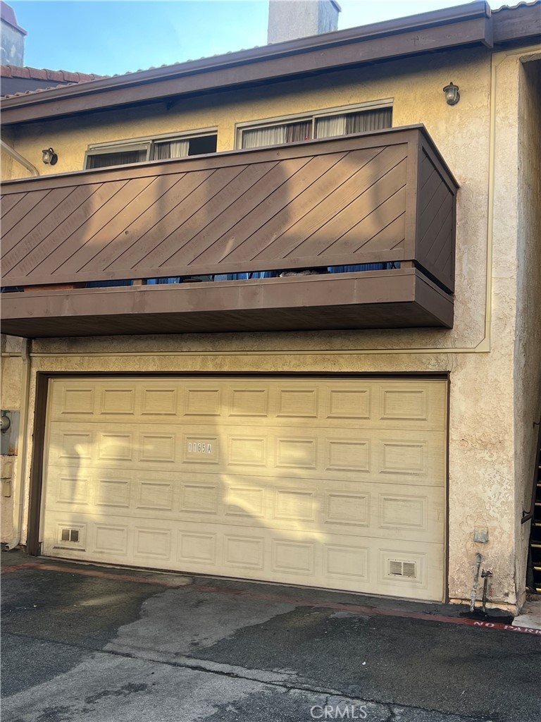 a view of a door of the house