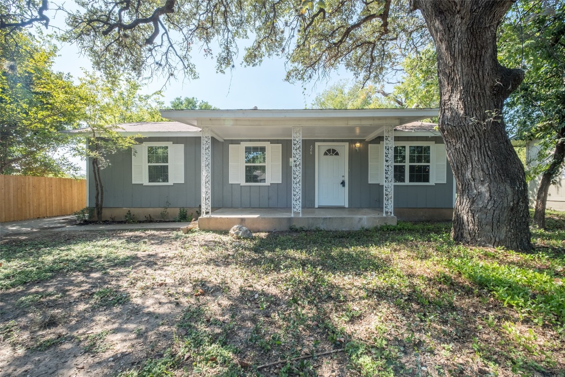 front view of house with a yard