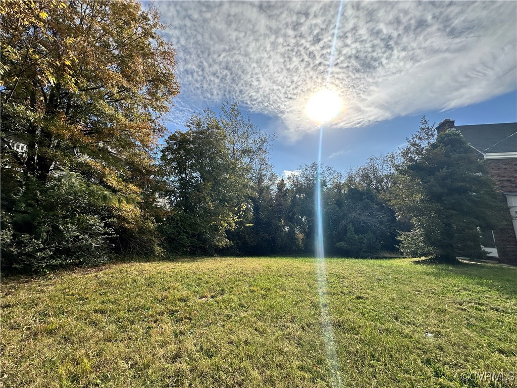 a view of a back yard