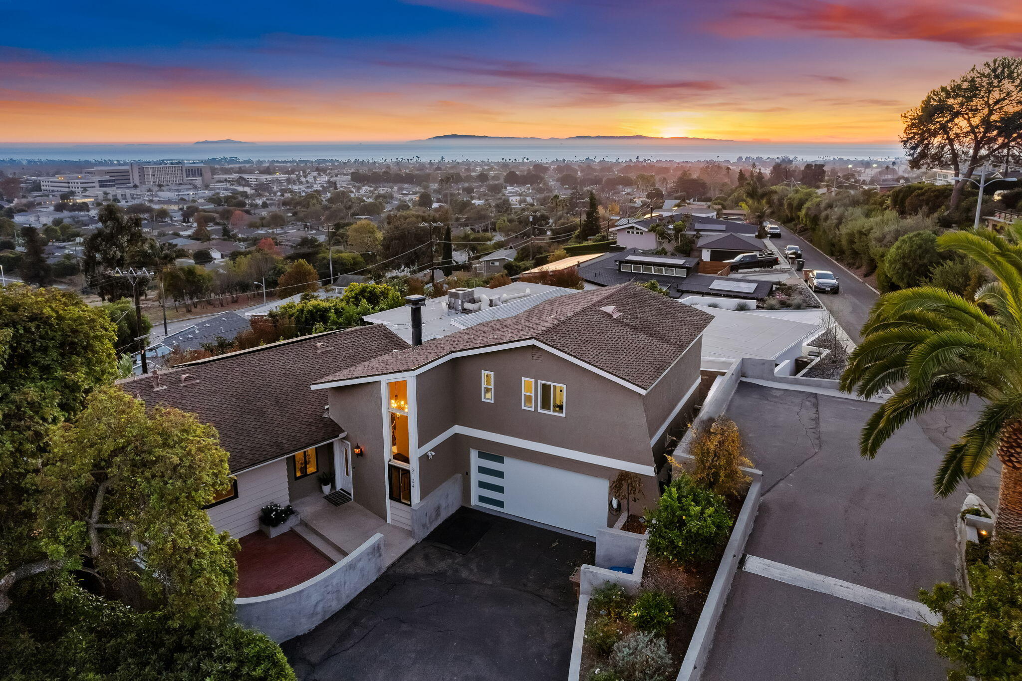 Aerial View (Twilight)