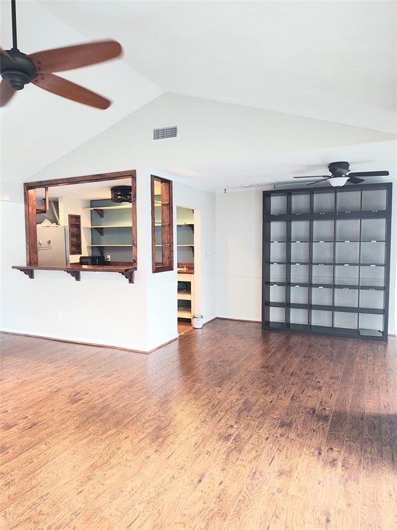 a view of a livingroom with a furniture