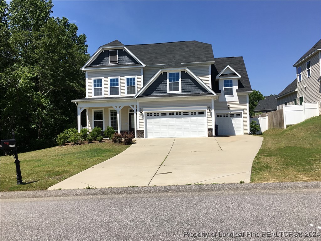 front view of house with a yard