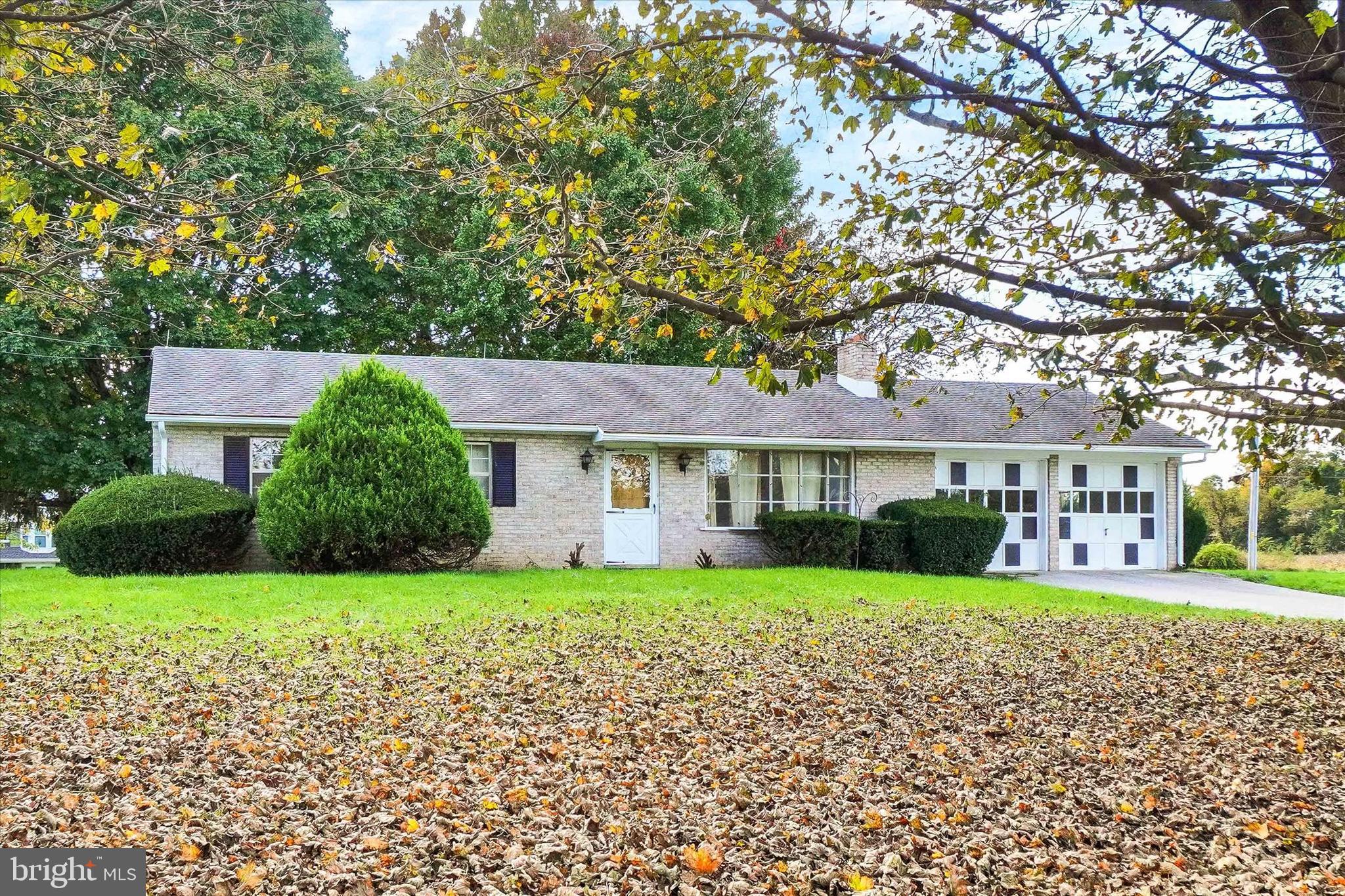 a house that has a tree in front of it