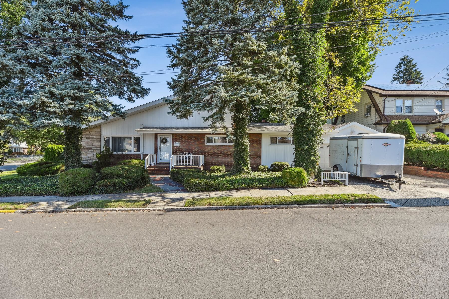 front view of house with a street