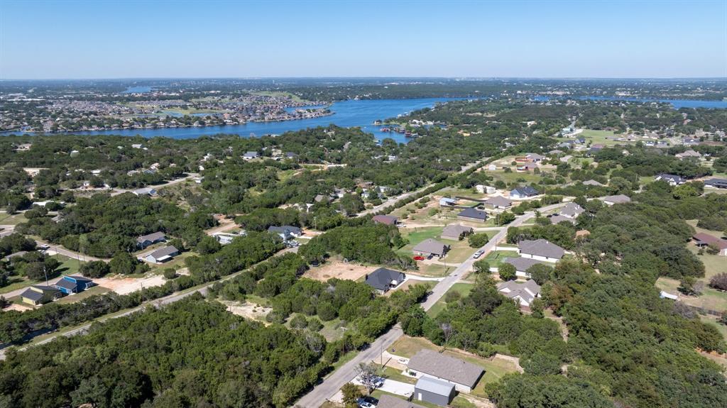 an aerial view of a city with lots of residential buildings