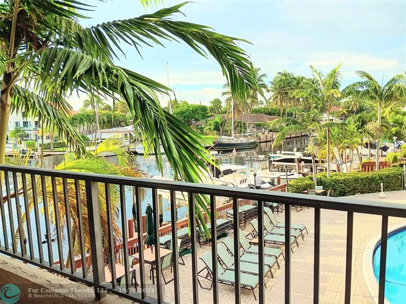 a view of balcony with outdoor space