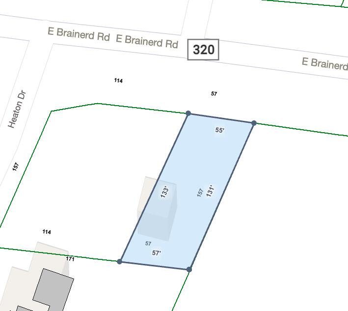 plat map for 8512 E Br rd