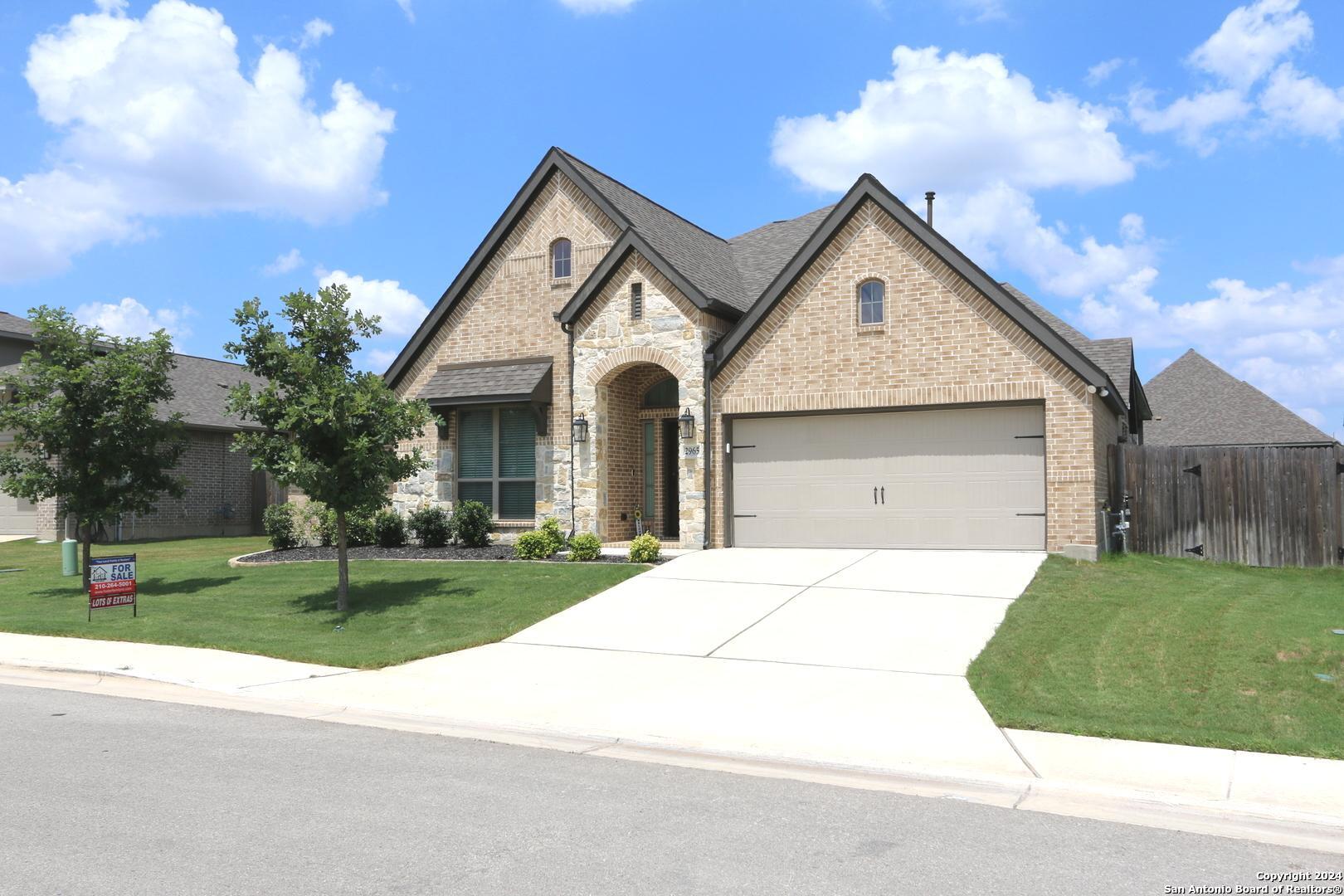 a view of house and outdoor space with yard