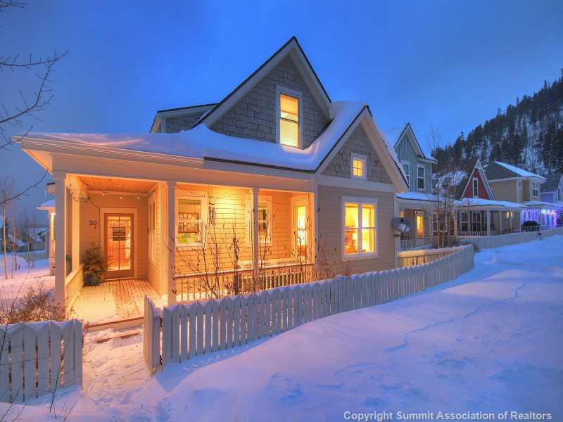 a view of a house with a porch