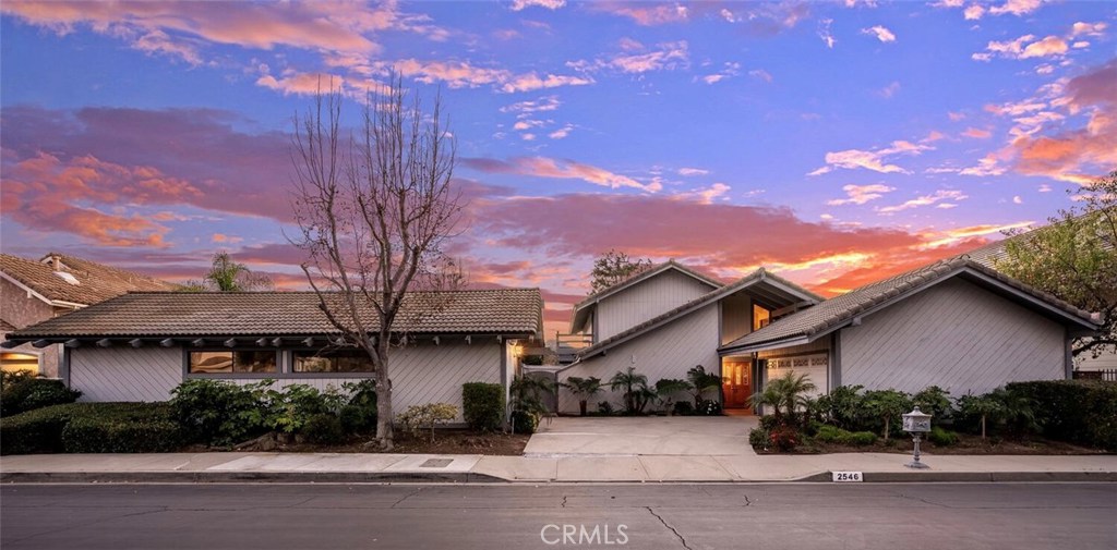 a view of a house with a outdoor space