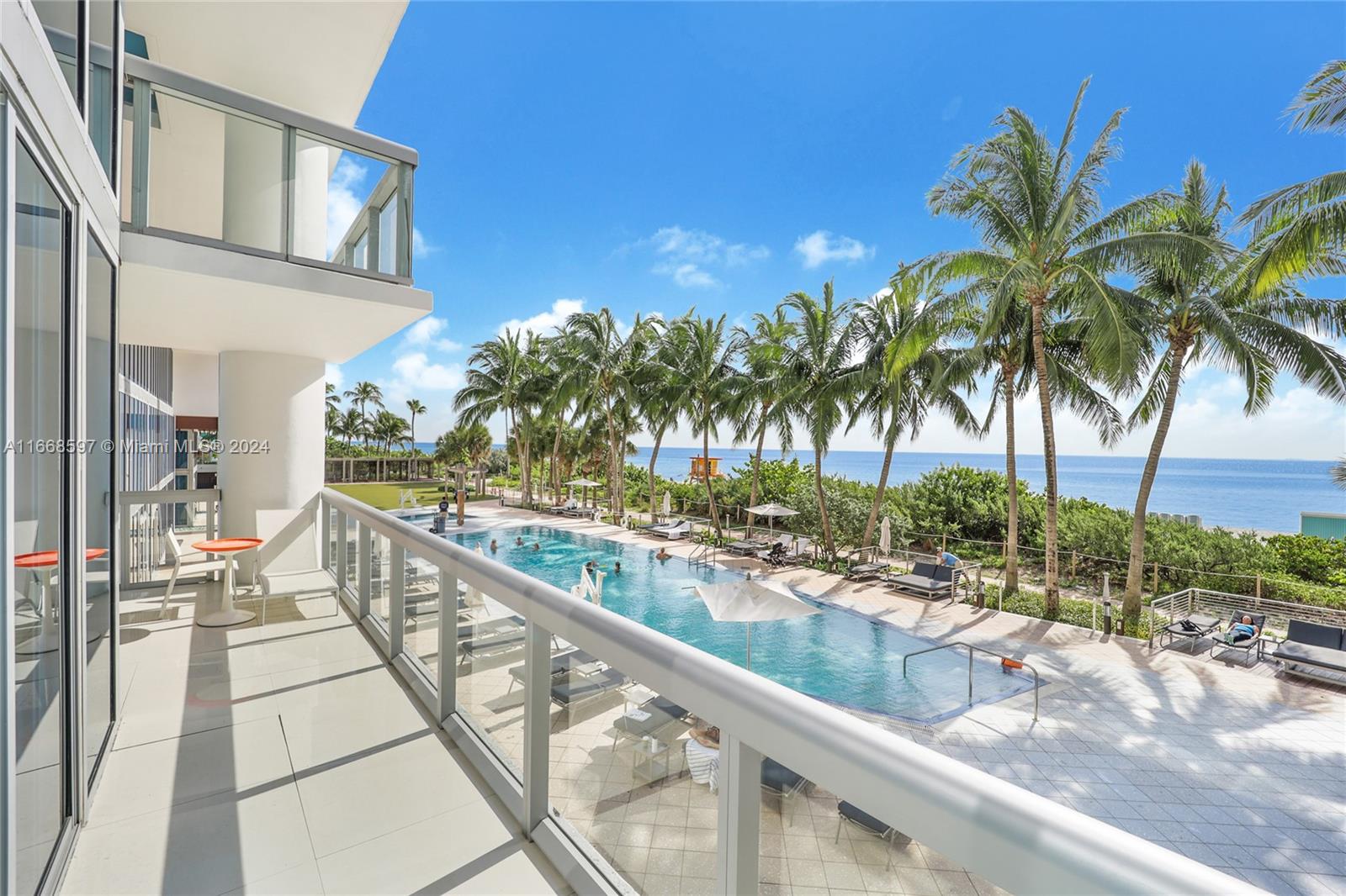 a view of balcony with outdoor space