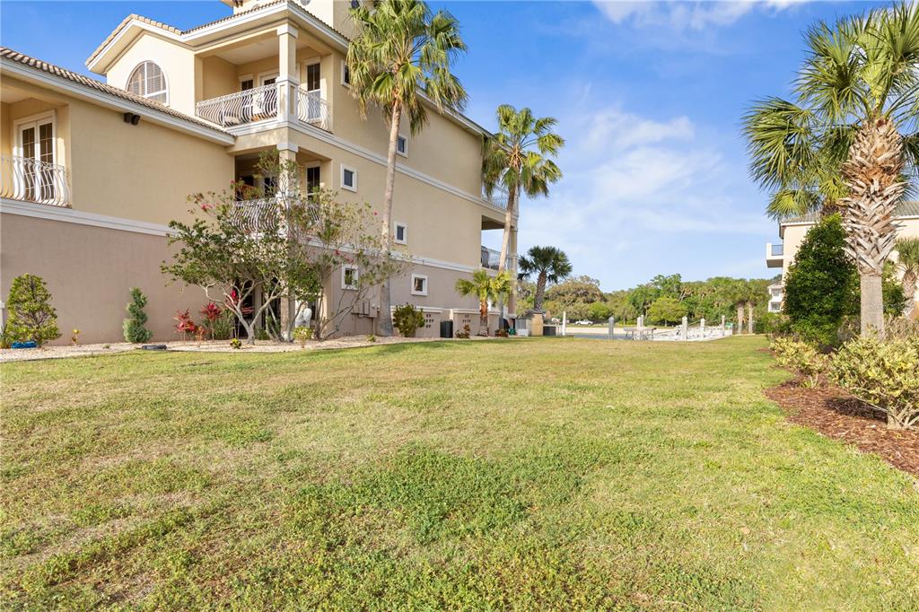 a front view of house with an ocean