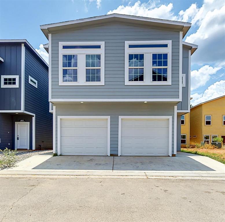 a house that has a window in front of it