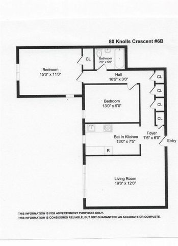 $165,085 | 80 Knolls Crescent, Unit 1B | Spuyten Duyvil