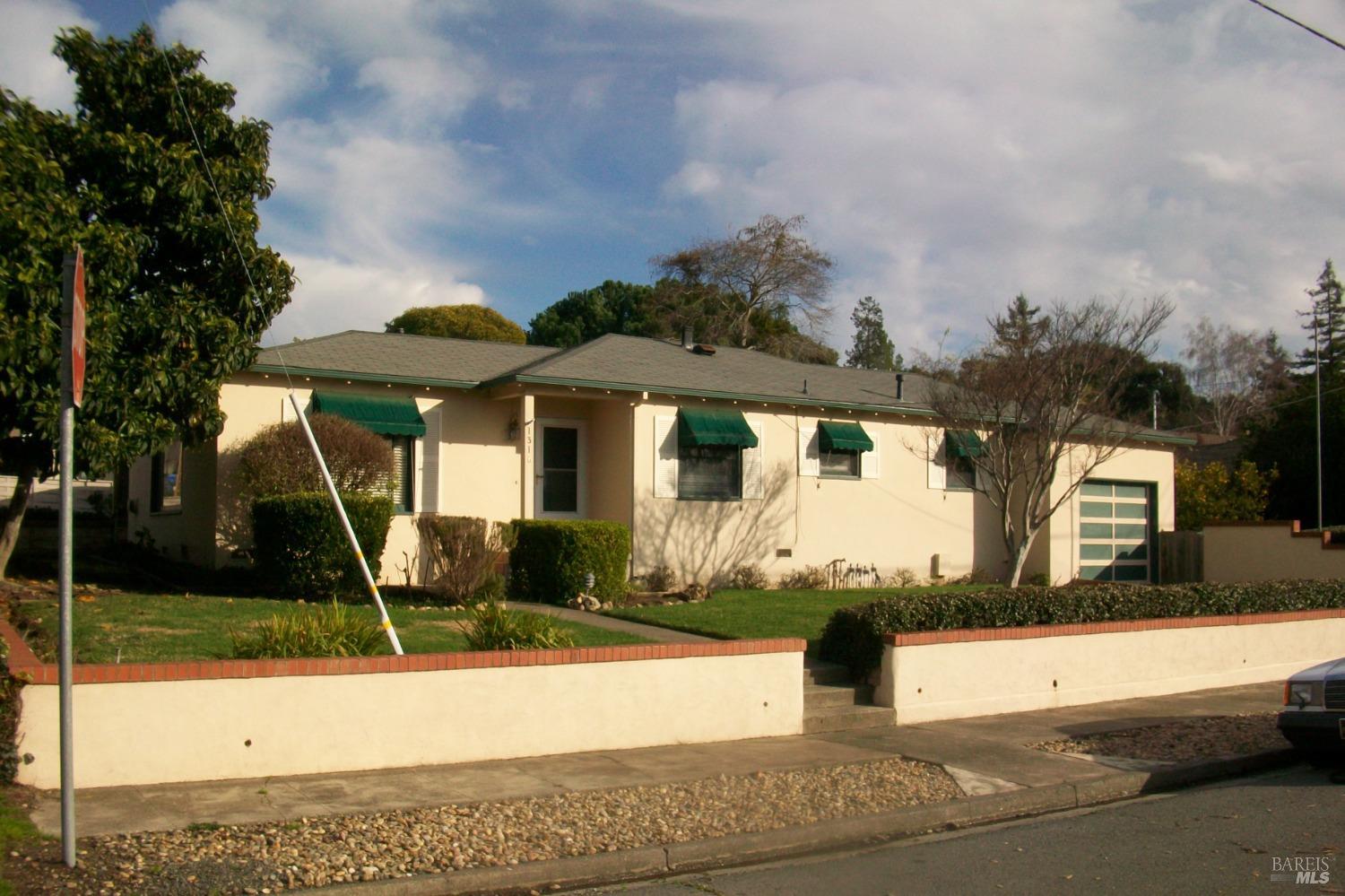 a front view of a house with porch