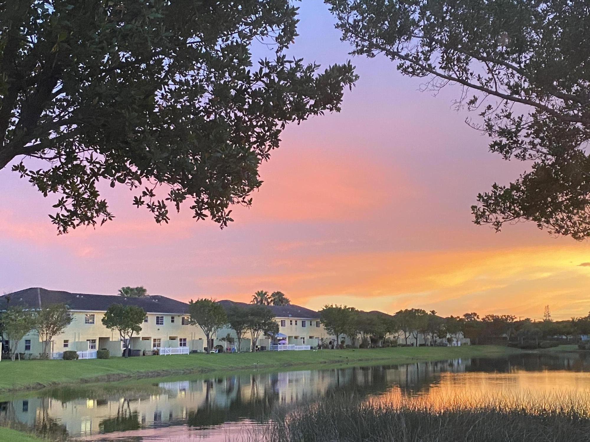 a view of lake with houses