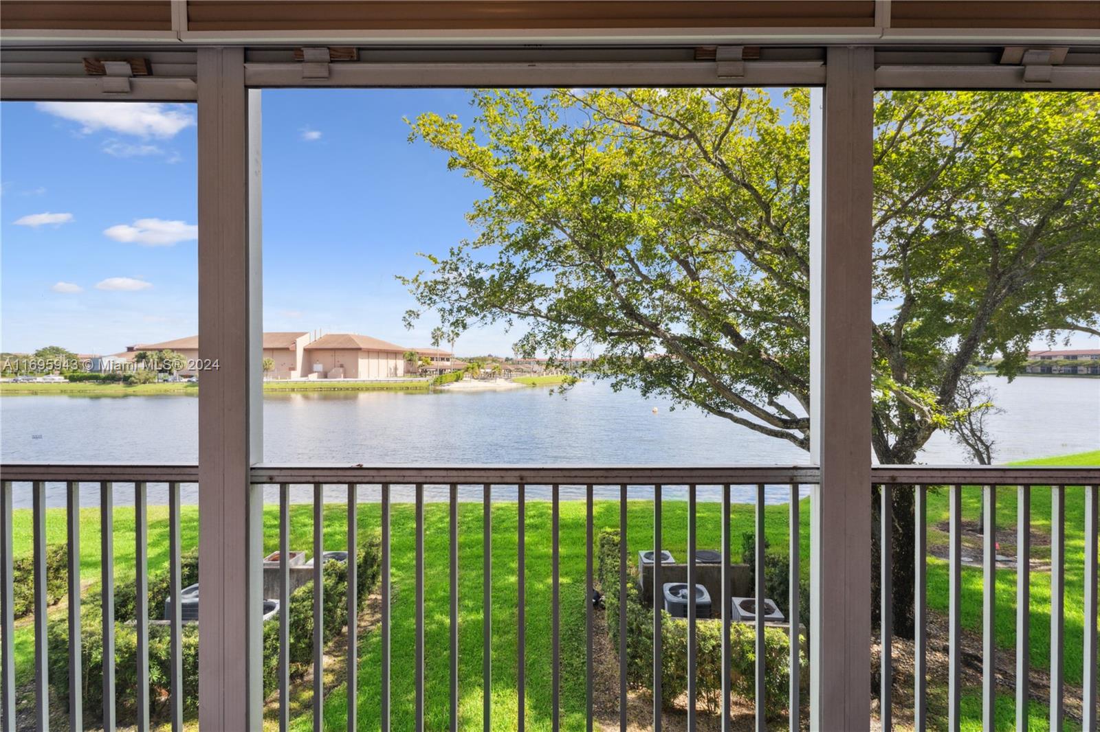 a view of a balcony