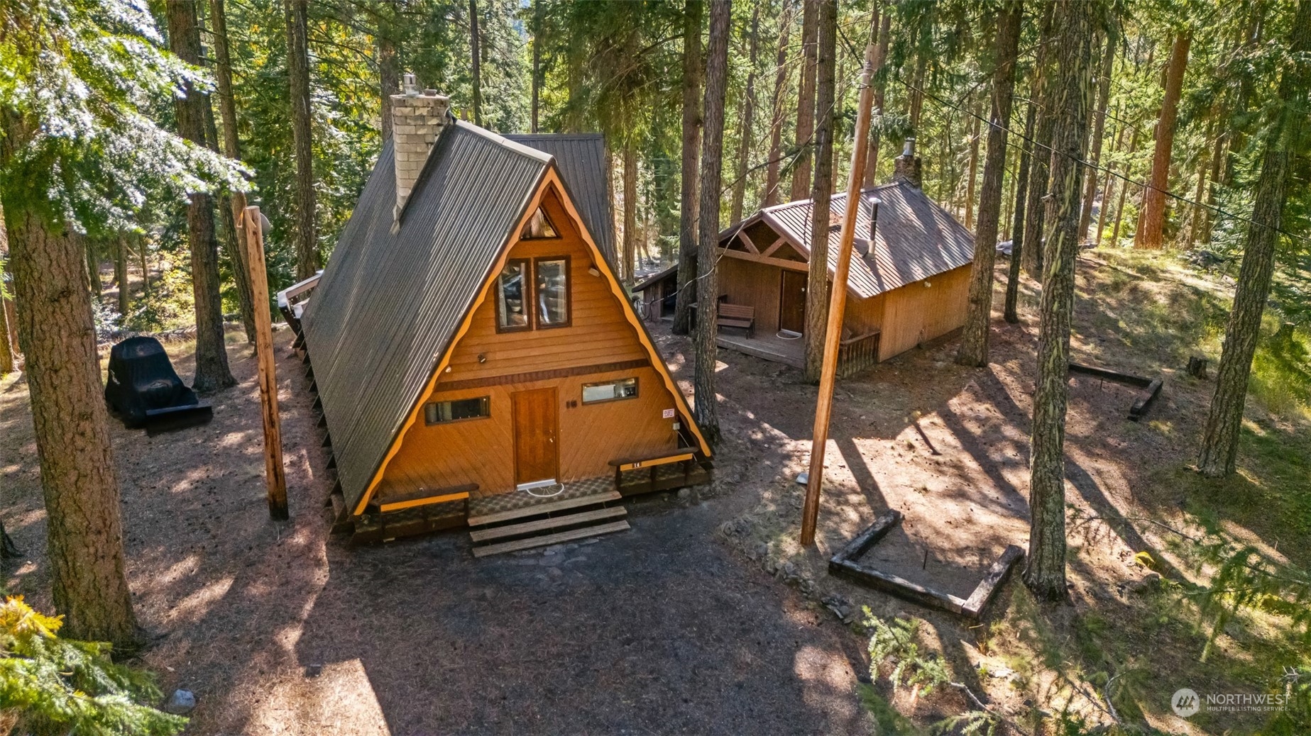 a view of outdoor space and deck