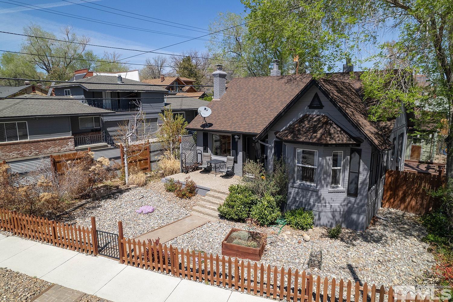 a front view of a house with a porch