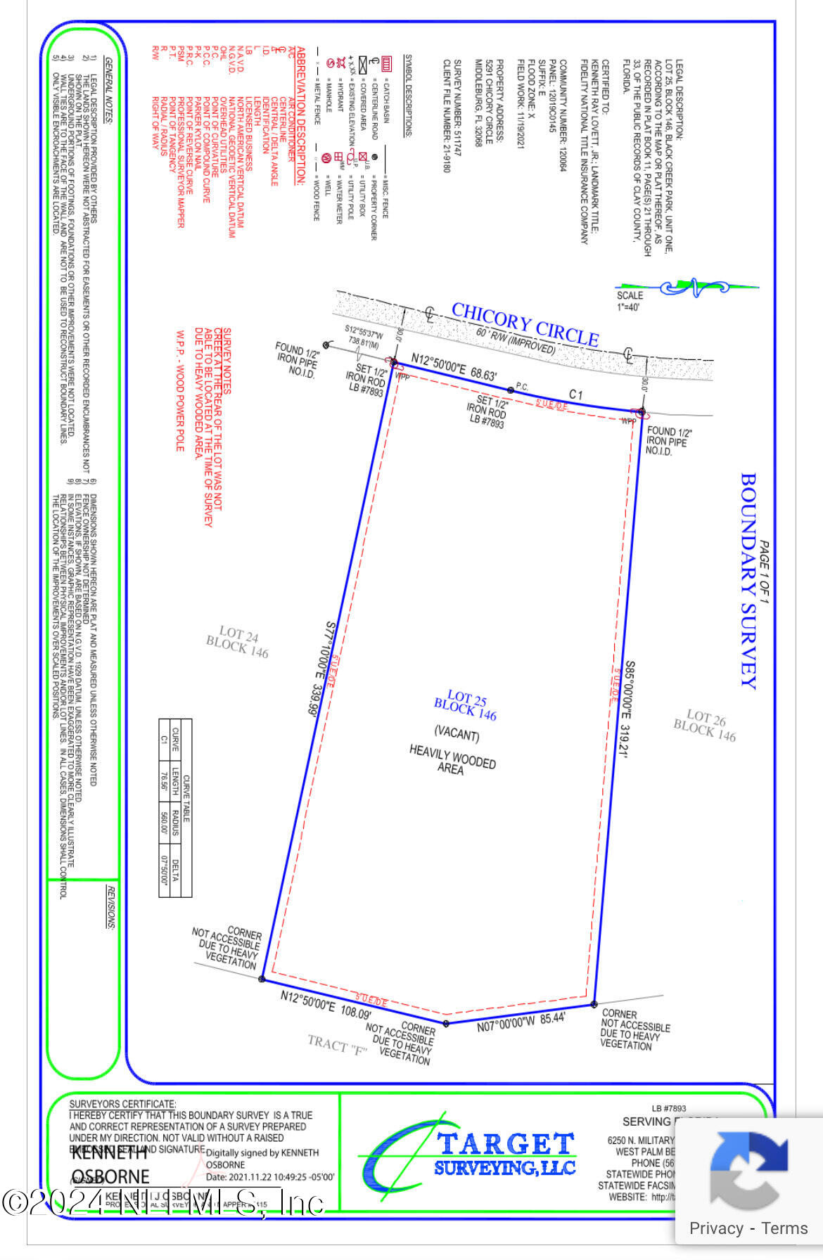 Survey of Land