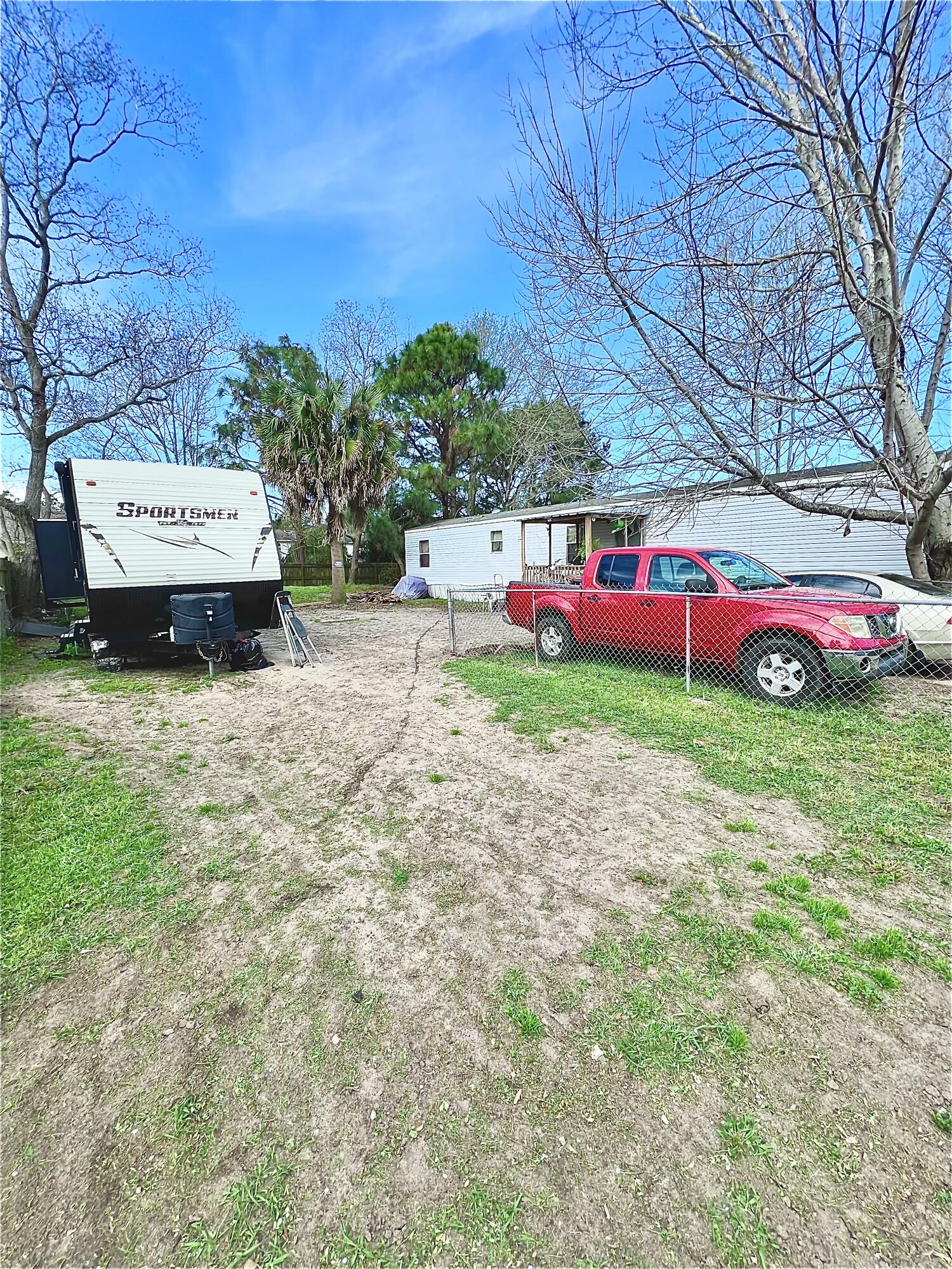 a view of an outdoor space and yard