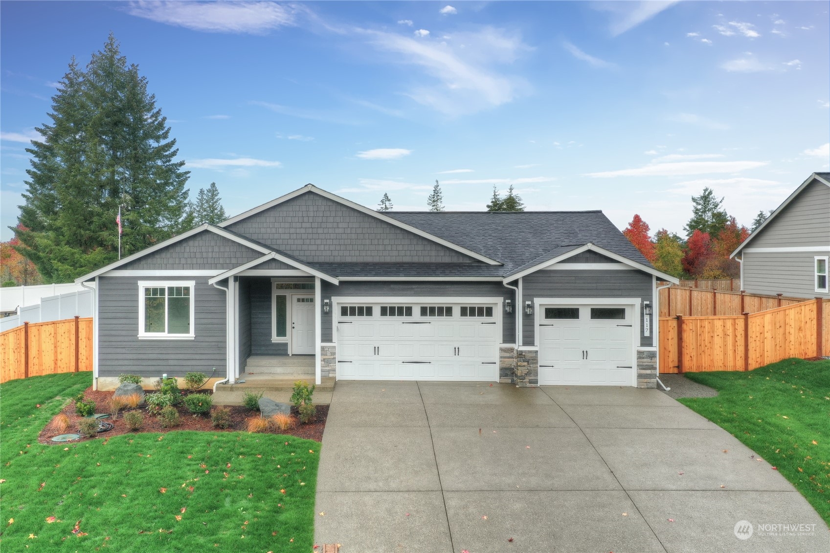 front view of house with a yard