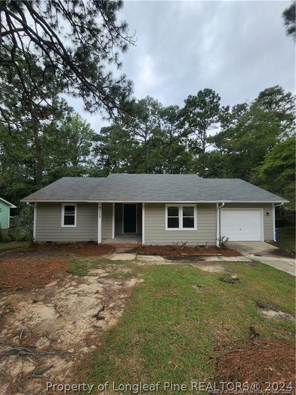 front view of house with a yard