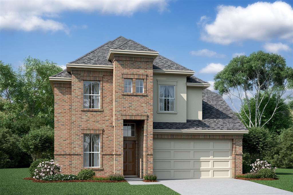 Stunning Ashville home design by K. Hovnanian Homes with elevation B in the beautiful Windrose Green. (*Artist rendering used for illustration purposes only.)