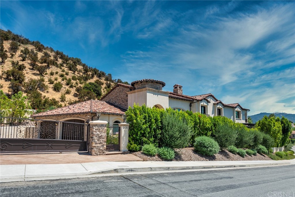 jefrey star house  Mediterranean exterior, Calabasas homes