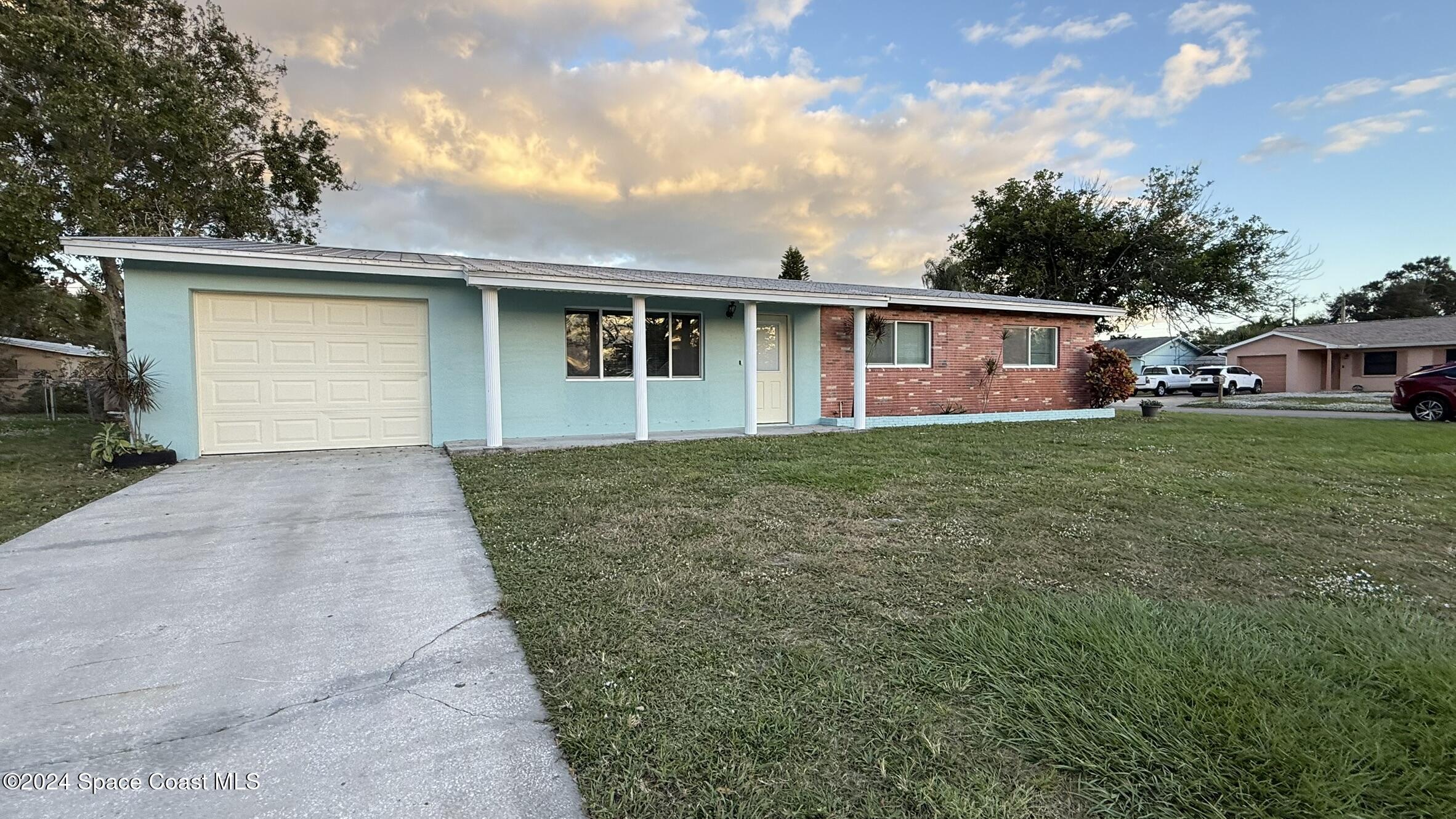 Front view of house