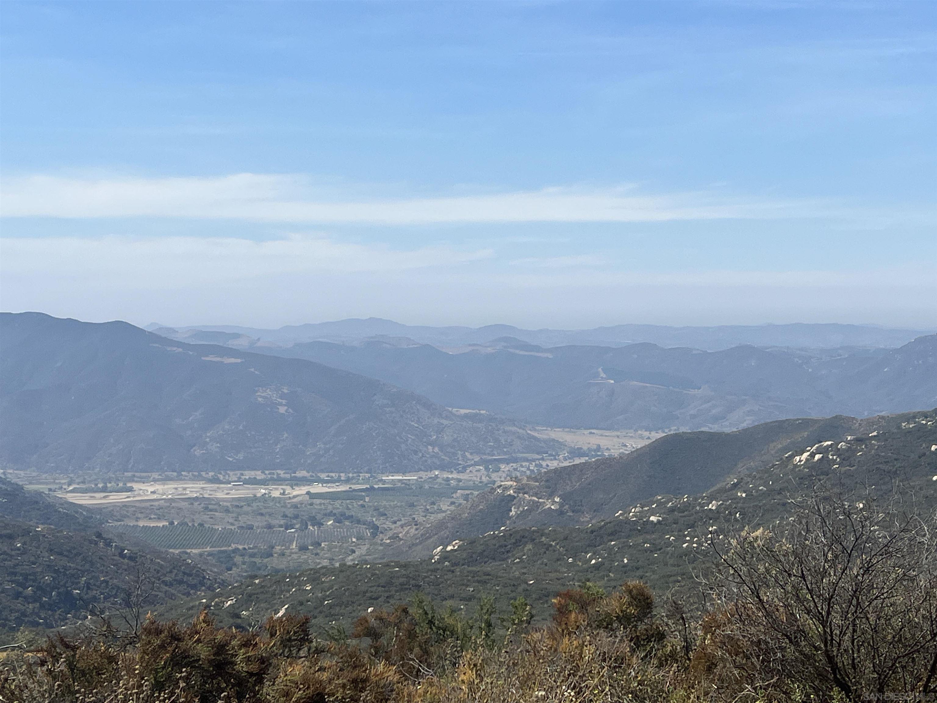 a view of city and mountain