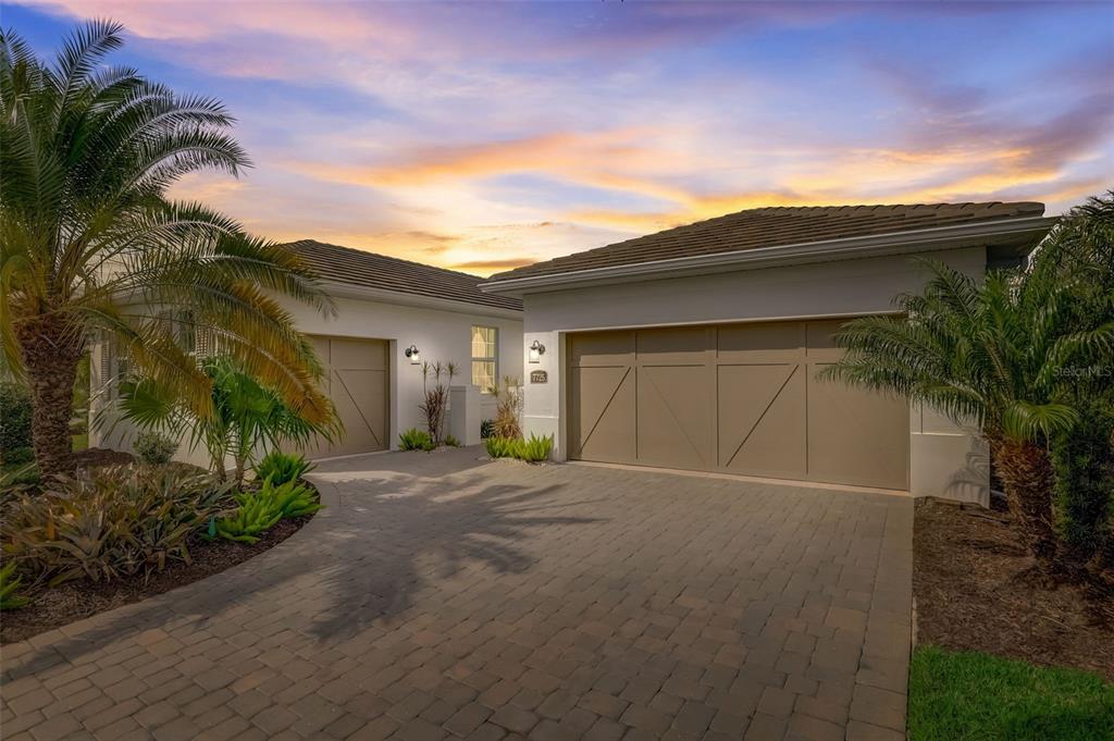 a view of a house with a patio