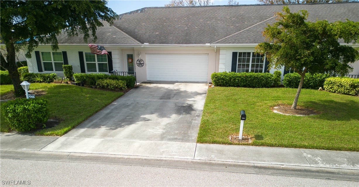 front view of house with a yard