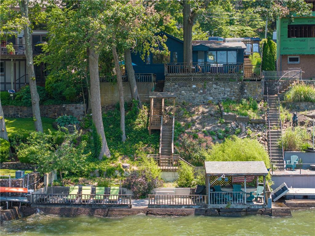 Lakeside View of House