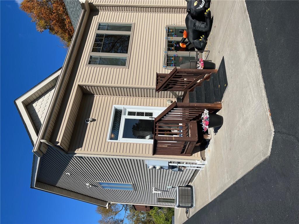 a view of a house with a patio