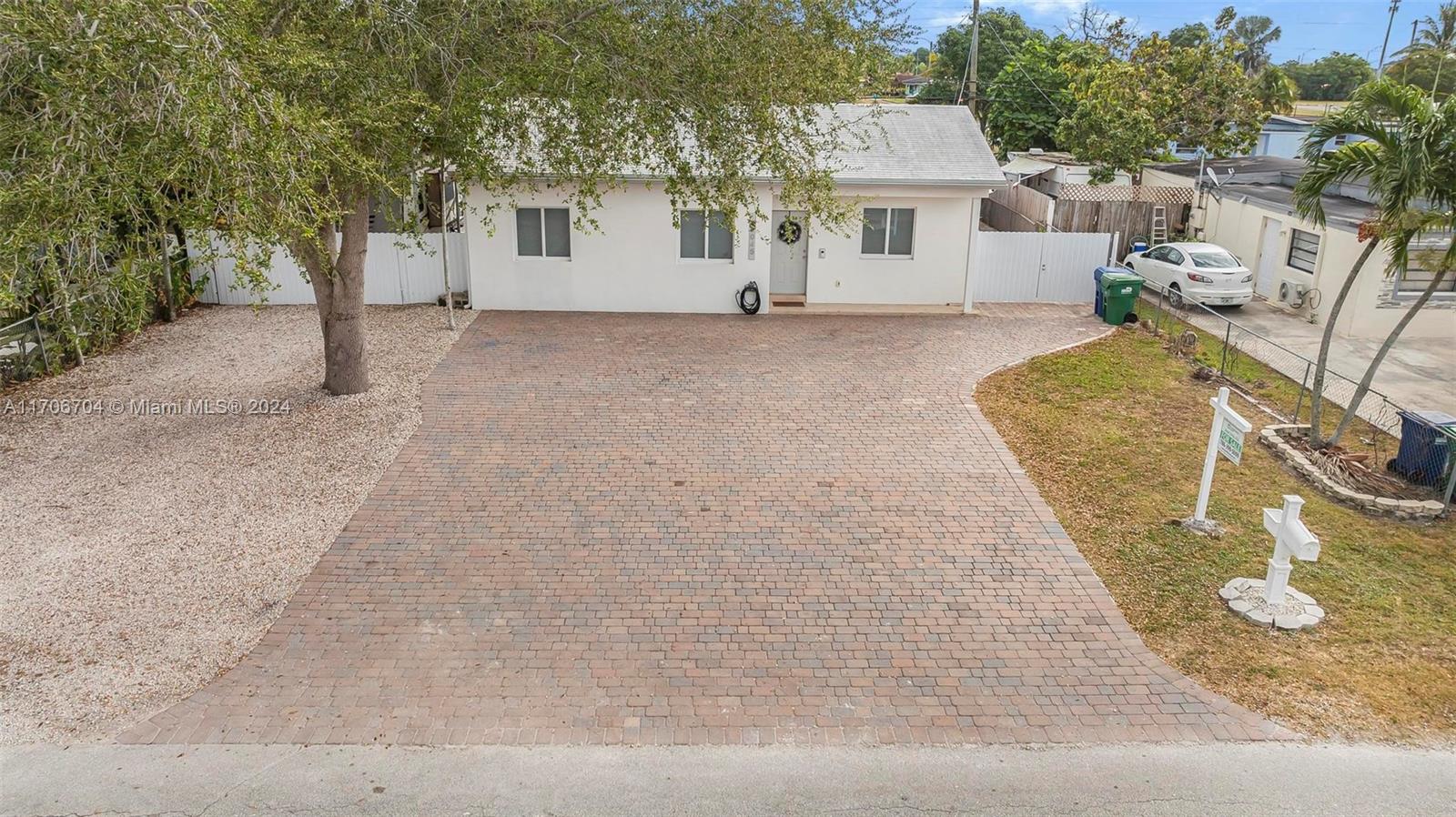 a view of a house with a patio