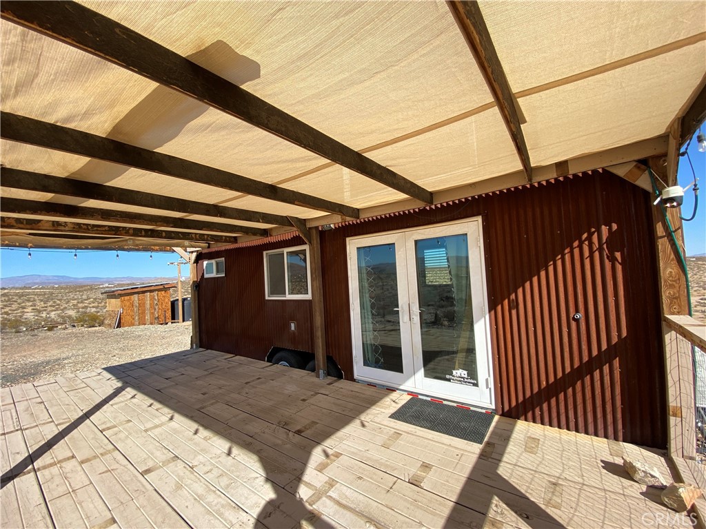 a balcony view with a outdoor space