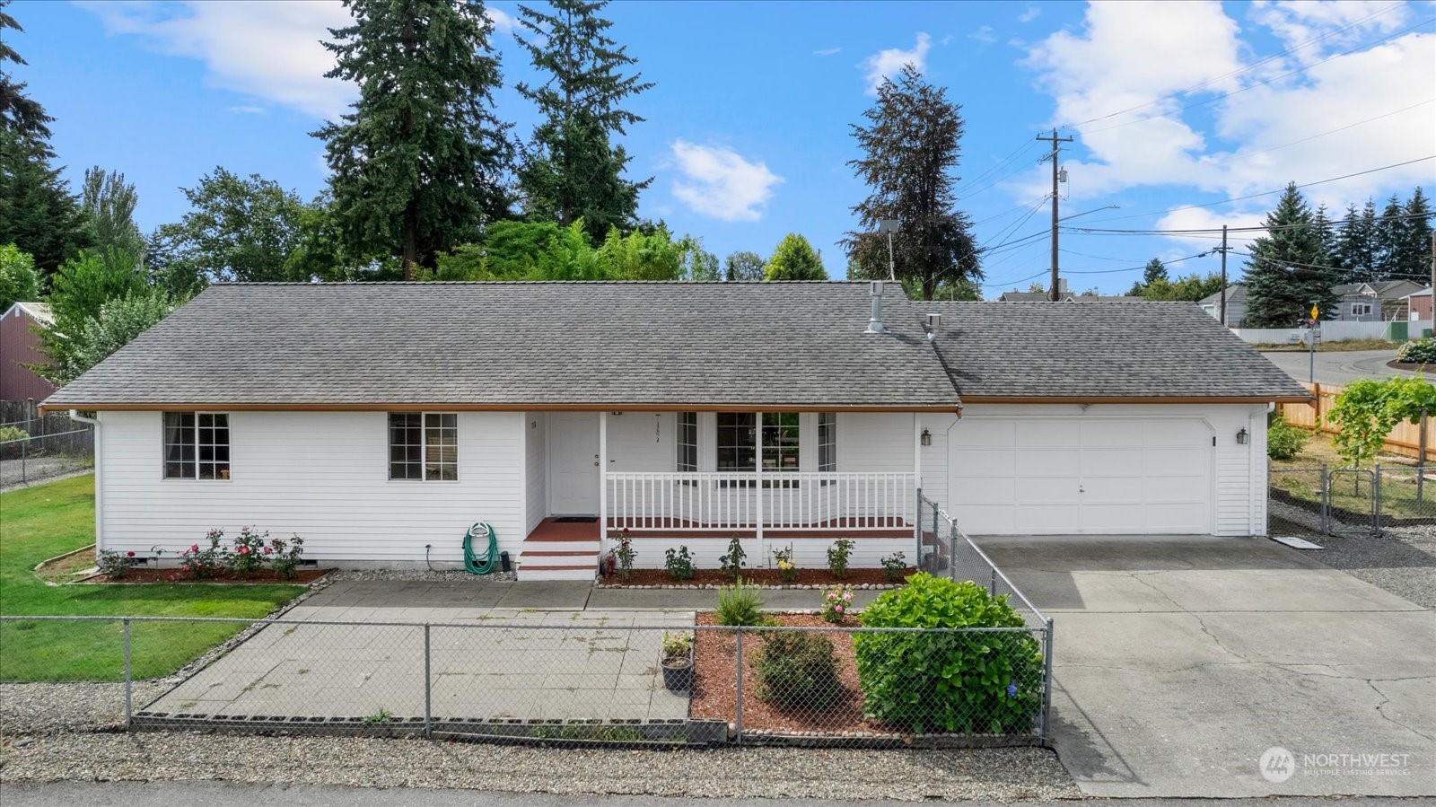 front view of house with a yard