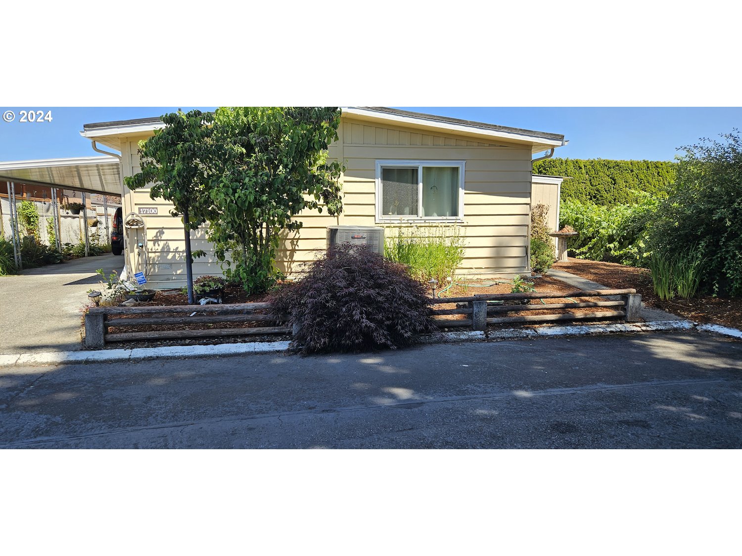 a view of outdoor space and yard