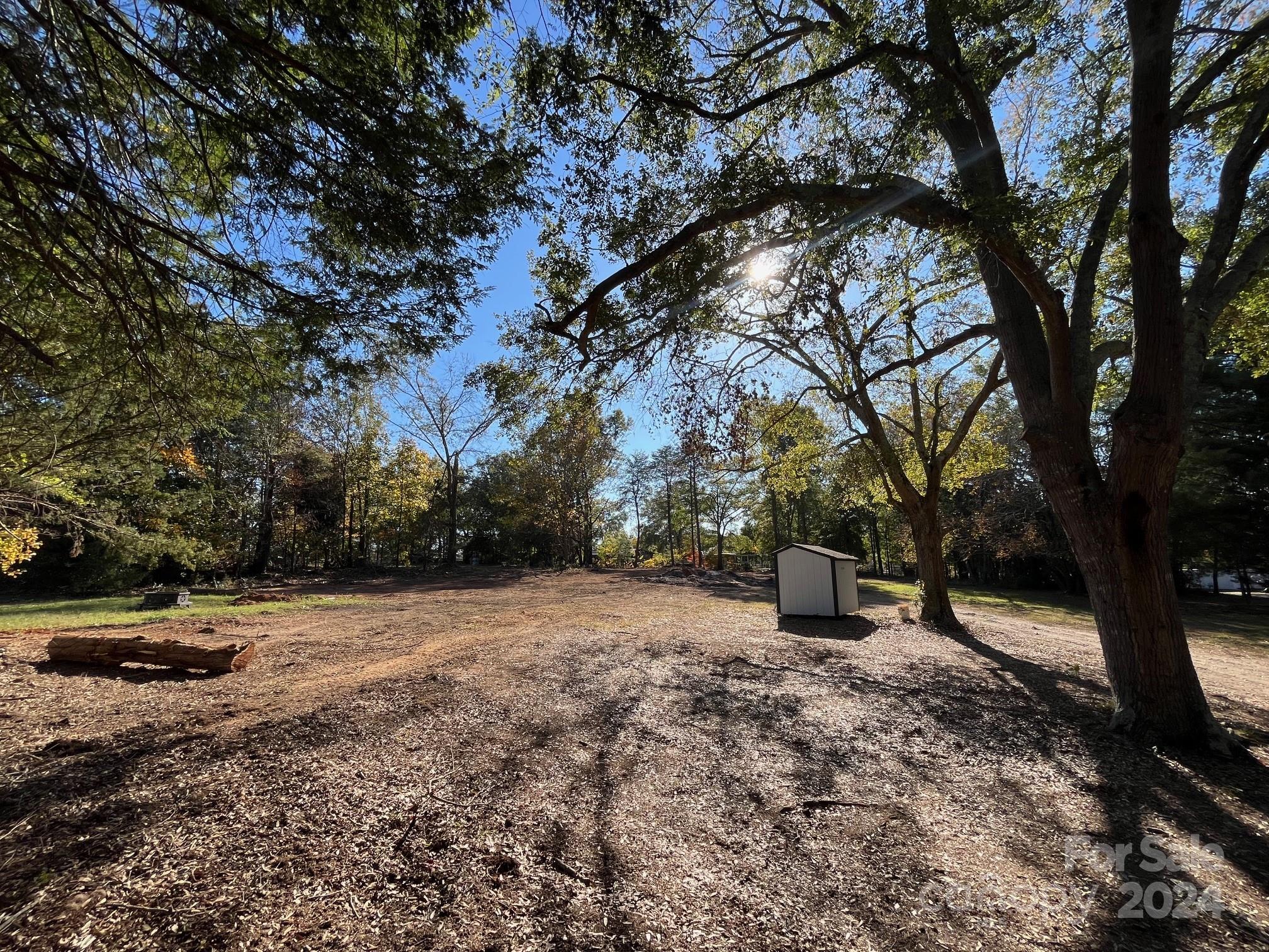 a view of outdoor space with trees