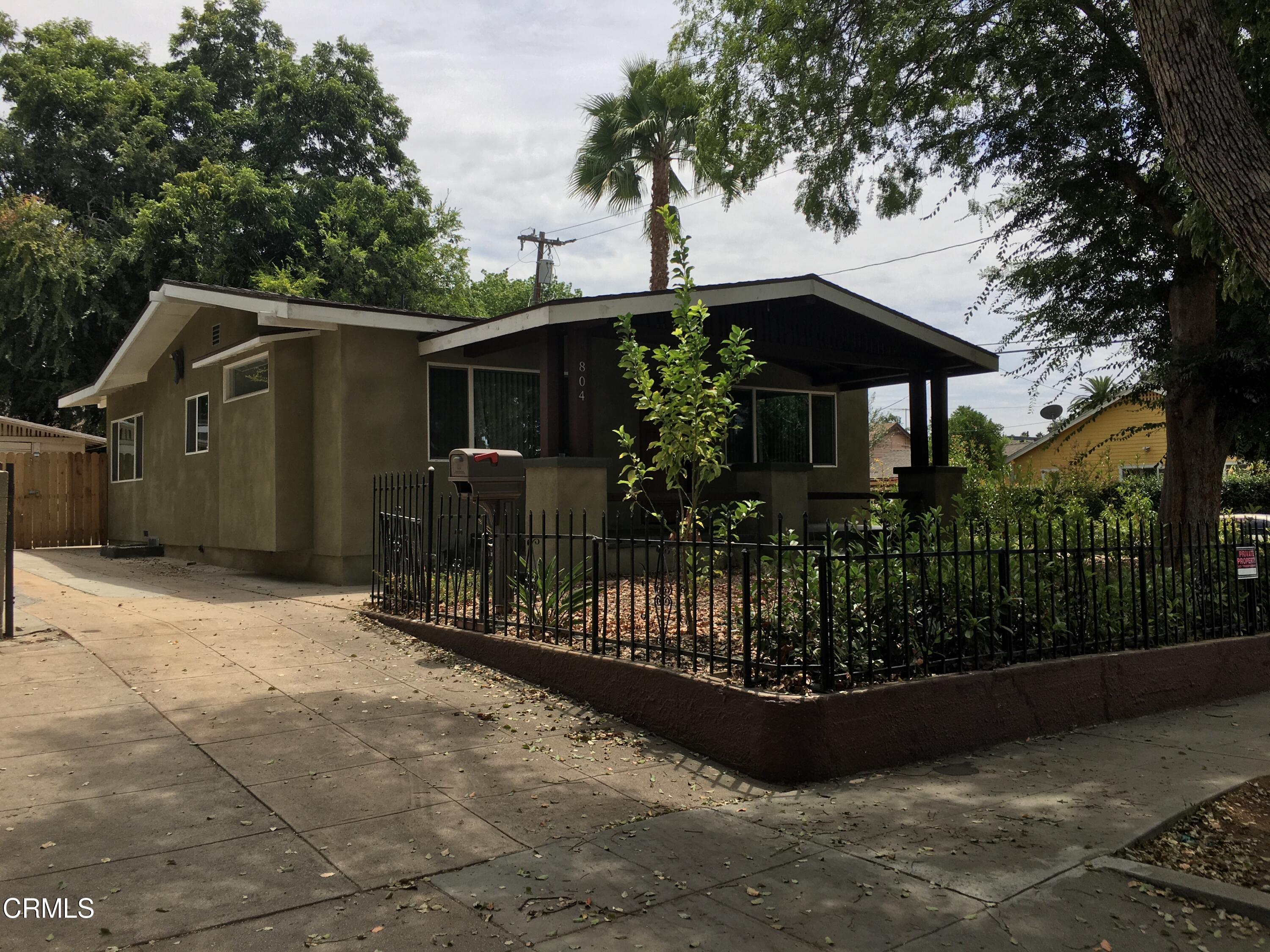 front view of a house with a porch