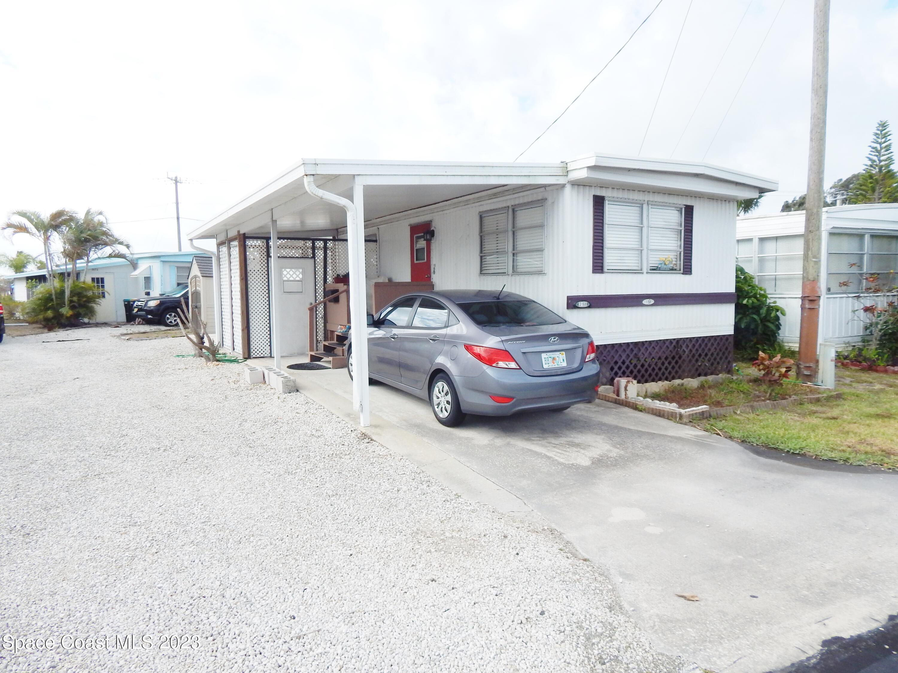 a car parked in front of house