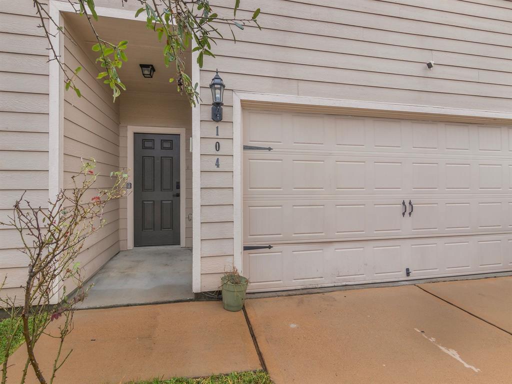 a view of front door