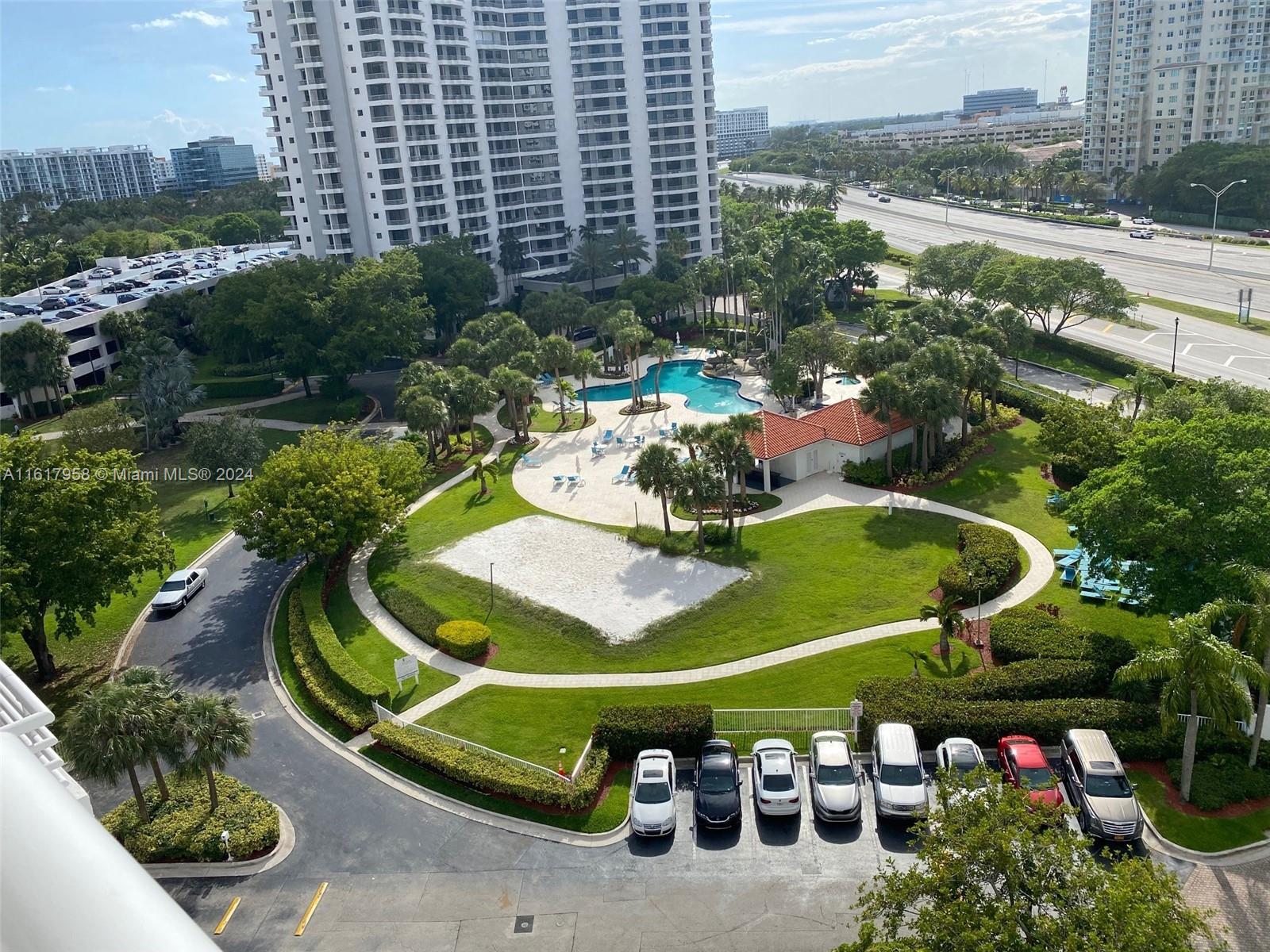 a view of a swimming pool