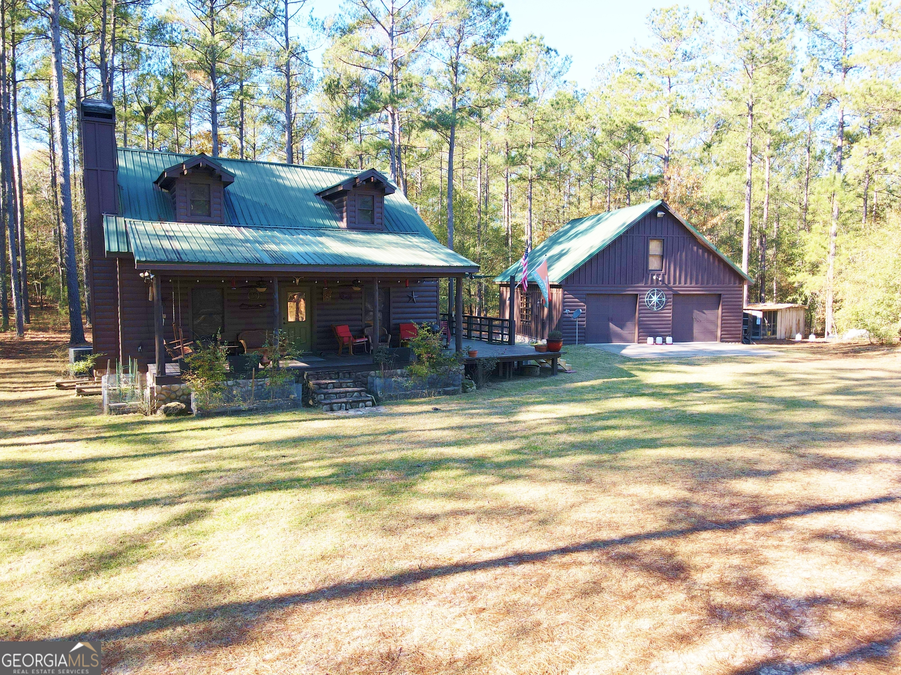 a view of a house with a swimming pool